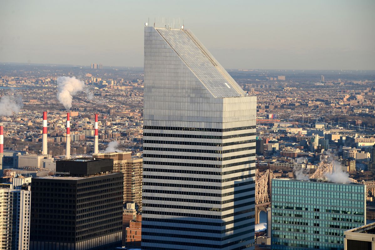 New York City Top Of The Rock 08D Northeast Citigroup Center Close Up At Sunset